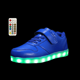 Led Shoes Kids Blue Strap