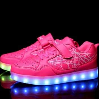 Led Shoes Kids Pink Lazers Remote