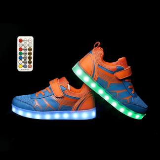Led Shoes Kids Blue Lazers Remote