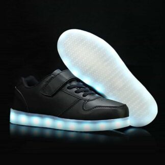 Led Shoes Kids Black Strap