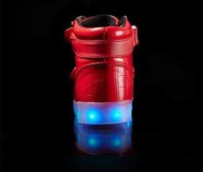 Led Shoes Red Kids Buckle - Image 3
