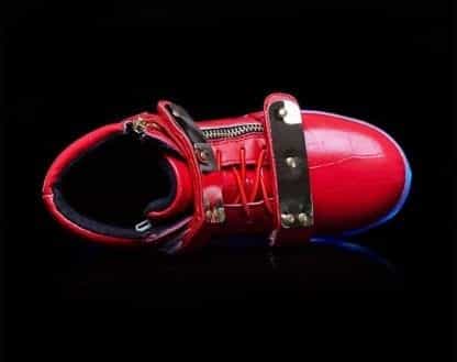 Led Shoes Red Kids Buckle - Image 2