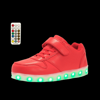Led Shoes Kids Red Strap