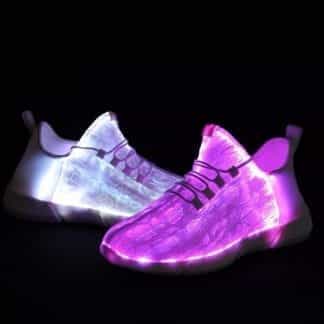 Led Shoes Men Fiber Optics