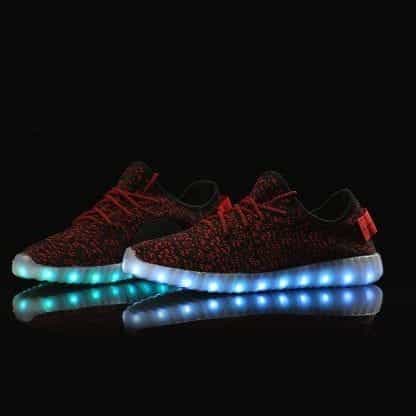 Light Up Trainers Kids Red Remote - Image 4