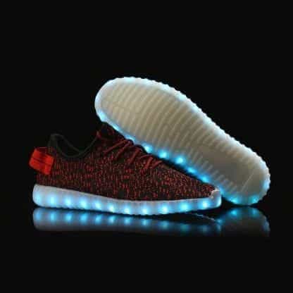 Light Up Trainers Kids Red Remote - Image 5