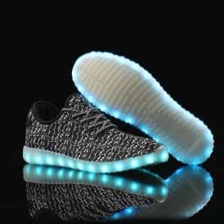 Light Up Trainers Kids Black
