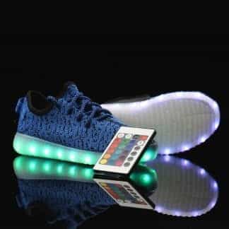 Light Up Trainers Kids Blue Remote