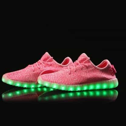 Led Shoes Kids Trainer Pink - Image 4