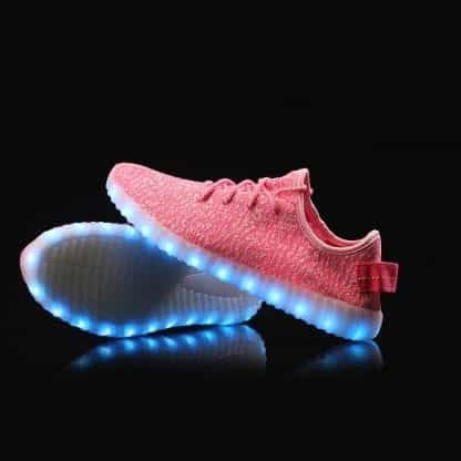 Led Shoes Kids Trainer Pink - Image 3