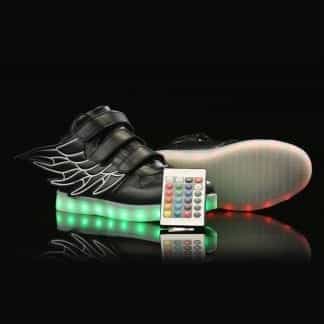 Bright Wings LED Shoes Kids Black