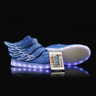 Bright Wings LED Shoes Kids Blue Remote