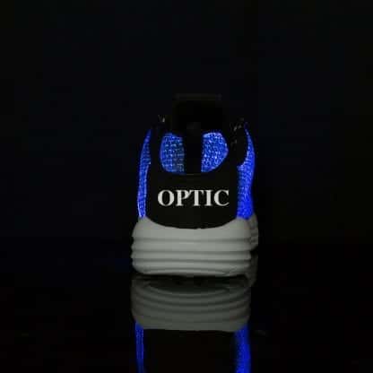 LED Shoes Mens Black Fiber runners - Image 3