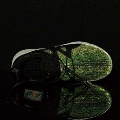 Led Shoes Black Mens Fiber Trainers - Image 6