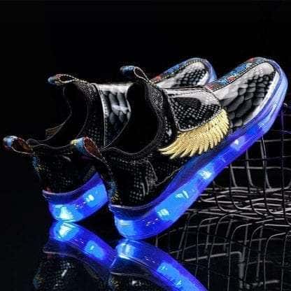 Led Shoes Black Kids Galaxy - Image 2