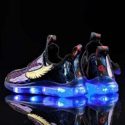 Led Shoes Blue Kids Galaxy - Image 3