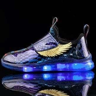Led Shoes Blue Kids Galaxy