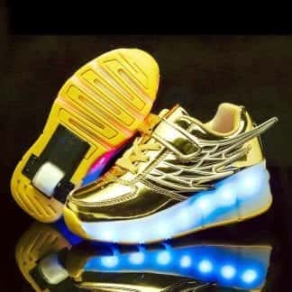 Bright Wings Gold Kids Rollers