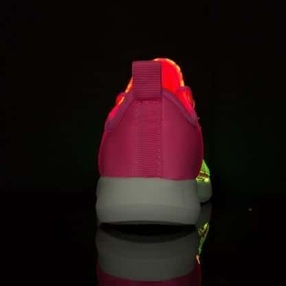 LED Shoes Kids Pink Fiber Optics - Image 5