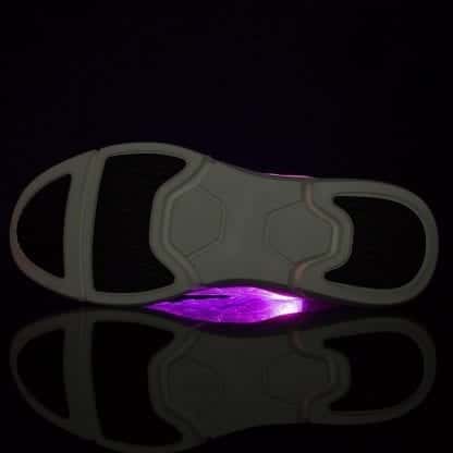 Led Shoes Kids White Fiber Optics - Image 2