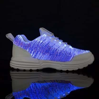LED Shoes Women White Fiber runners - Image 6